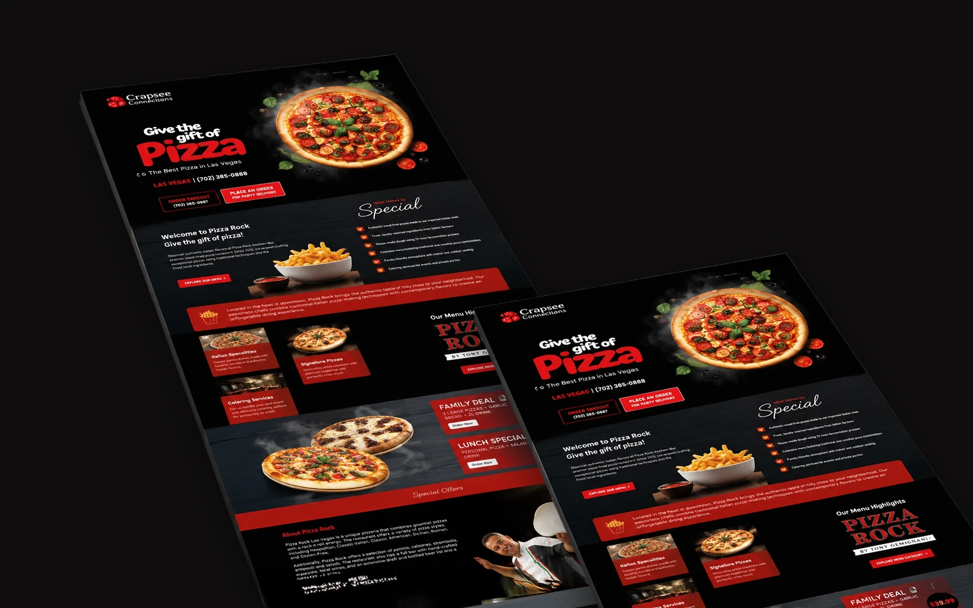Pizza Landing Page UI/UX