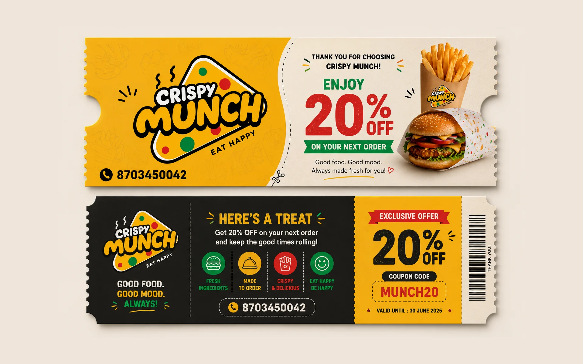 Food Logo Branding & Packaging Design