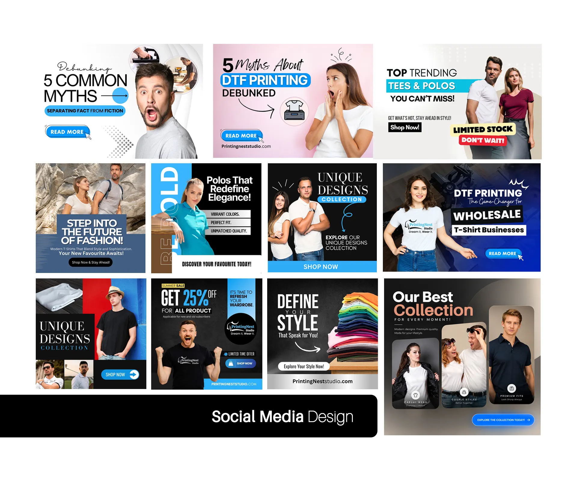 PNS | Custom Apparel & Printing Website Design