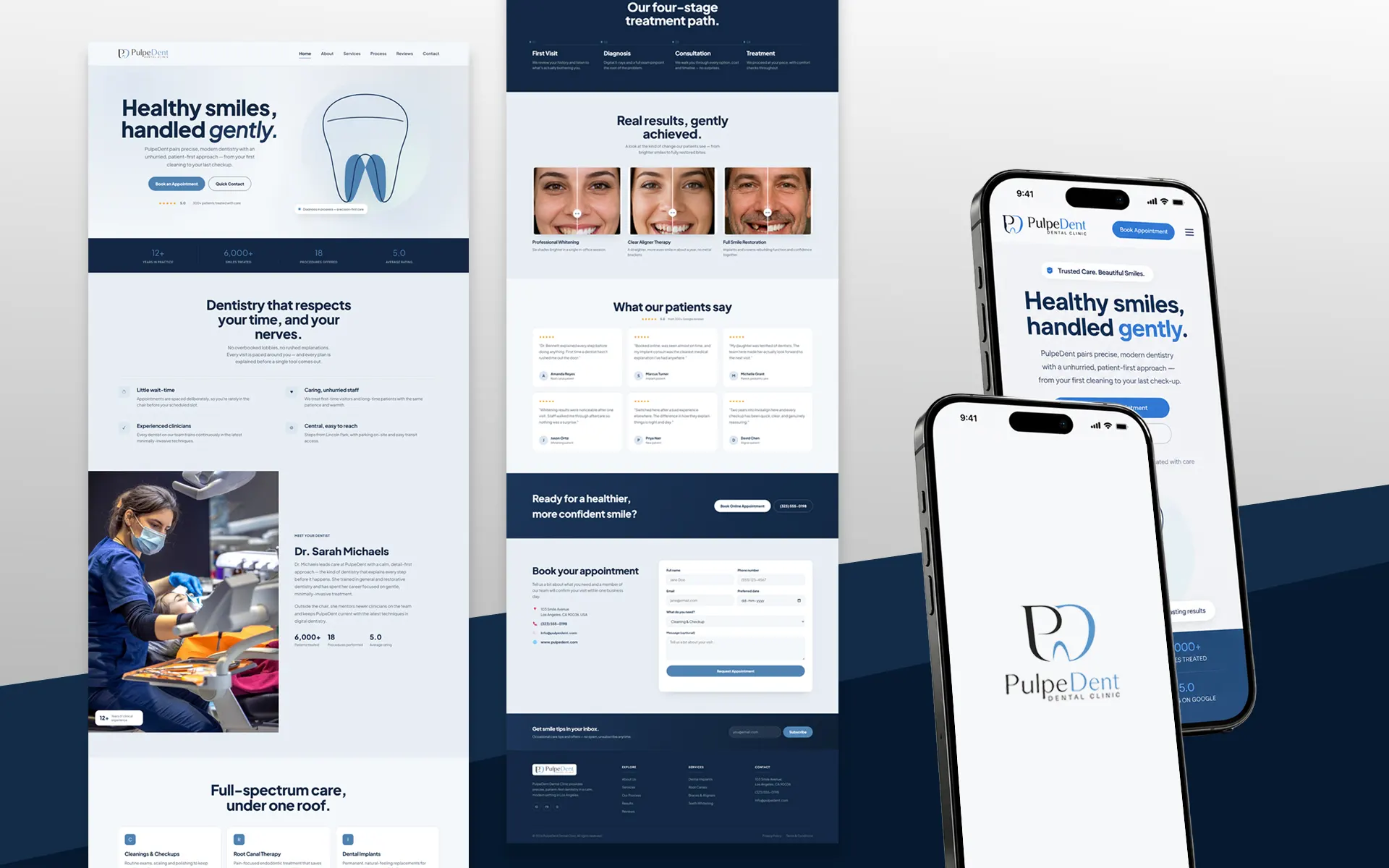 Modern Dental Studio Website