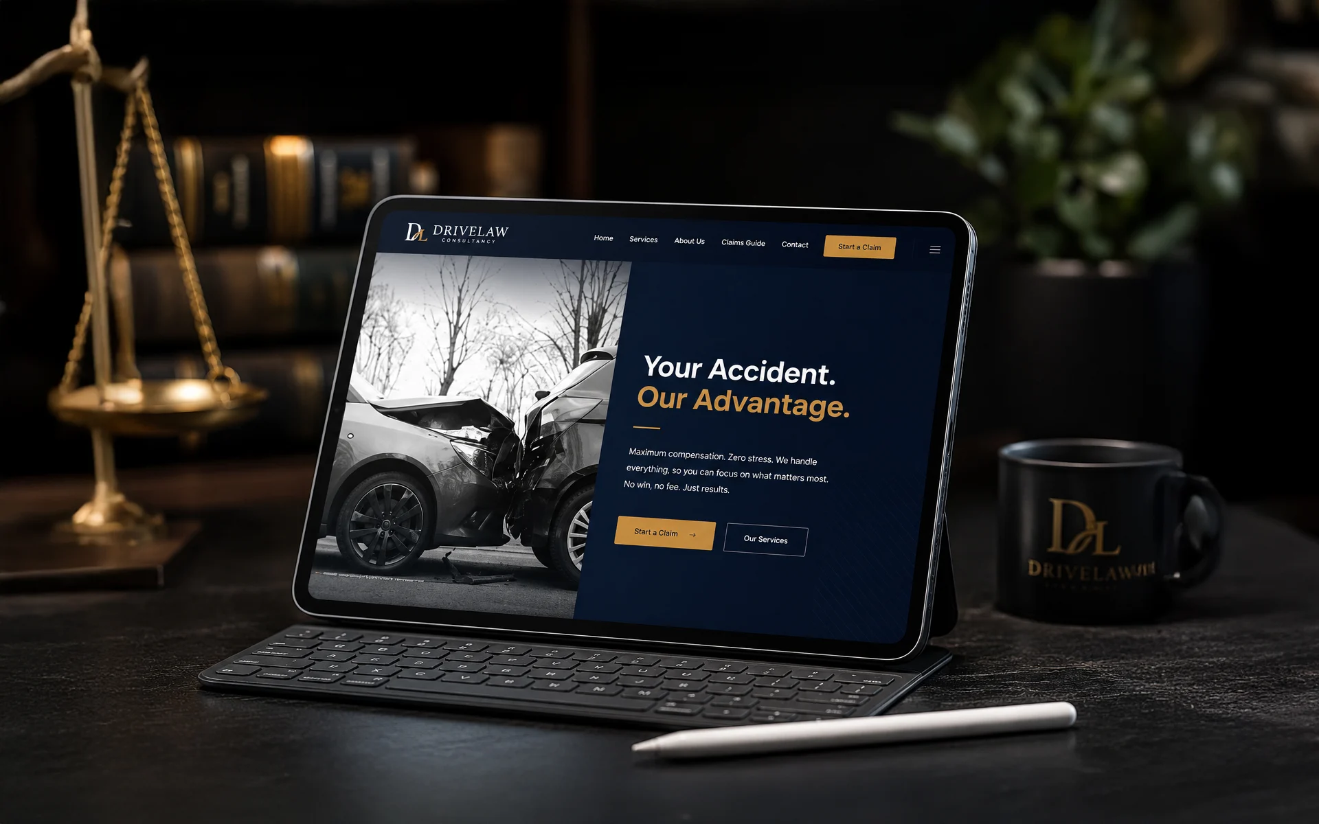 Insurance Lawyer Website