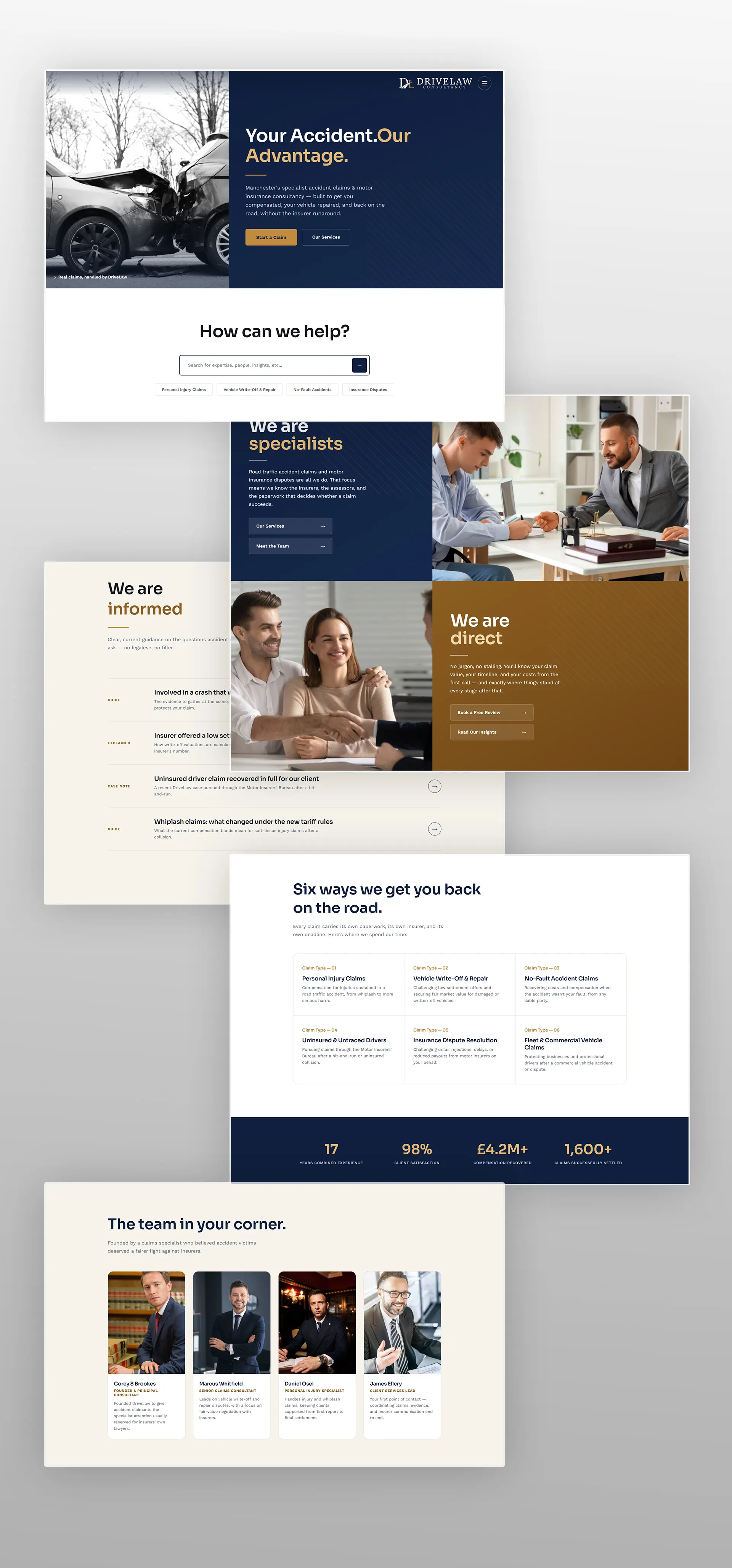 Insurance Lawyer Website