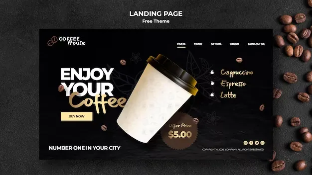 Coffee Website Design